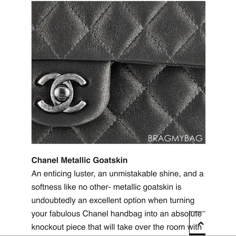 Auth CHANEL goatskin double flap - Picture 15 of 16